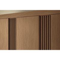 Guarda Roupa Solteiro 3 Portas 3 Gavetas c/ Espelho 3.3 Aurora Jatoba/Grafitte - Santos Andirá - 2