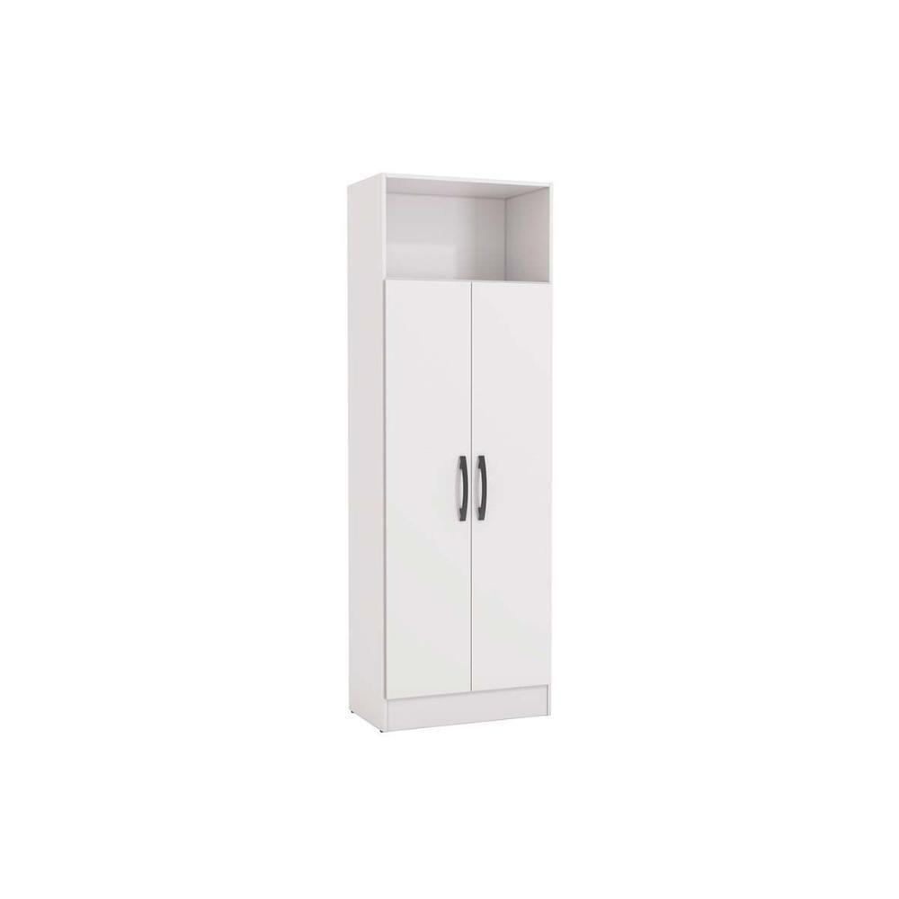 Guarda Roupa Solteiro 2 Portas Multiuso N408 Branco - Kappesberg - 1