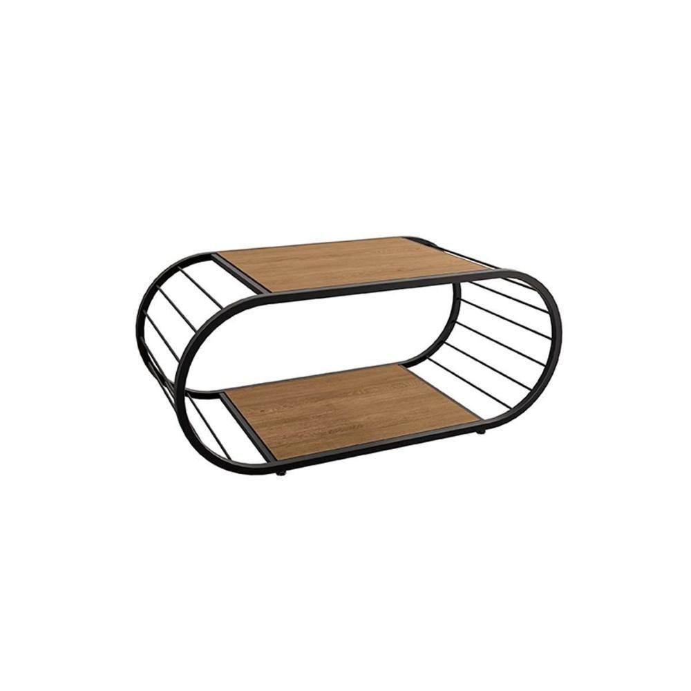 Mesa Centro Sala LI039 Freijó/Preto Fosco - Kappesberg - 1