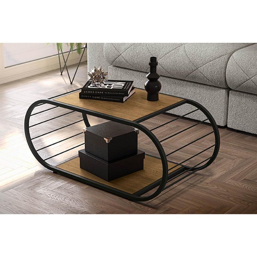 Mesa Centro Sala LI039 Freijó/Preto Fosco - Kappesberg - 2