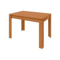 Mesa para Cozinha Athenas c/Tampo Madeirado 120x80cm Amendoa Clean - Lopas - 1