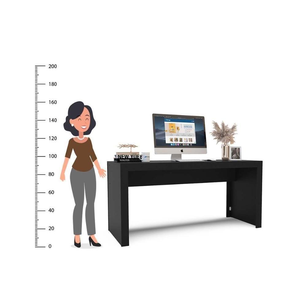 Mesa de Computador Office Branco - Politorno - 4