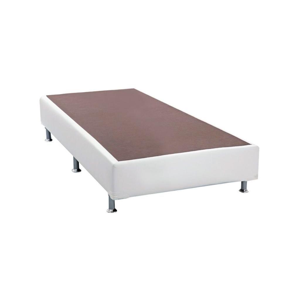 Cama Box Base Solteiro- 0,69x1,88x0,23 Americana Courano White (Solteiro- 0,69x1,88x0,23) - Ortobom - 1