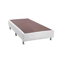 Cama Box Base Solteiro- 0,69x1,88x0,23 Americana Courano White (Solteiro- 0,69x1,88x0,23) - Ortobom - 1