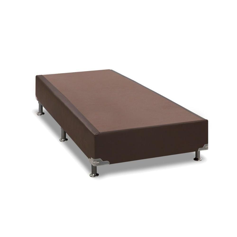 Cama Box Base Solteiro- 0,69x1,88x0,23 Americana Courano Brown (Solteiro- 0,69x1,88x0,23) - Ortobom - 1