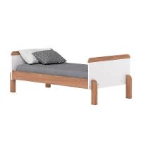 Quarto Infantil Completo Ternura 2 Peças (1 Cômoda + 1 Berço) QI92 Branco/Jequitiba - Henn - 3