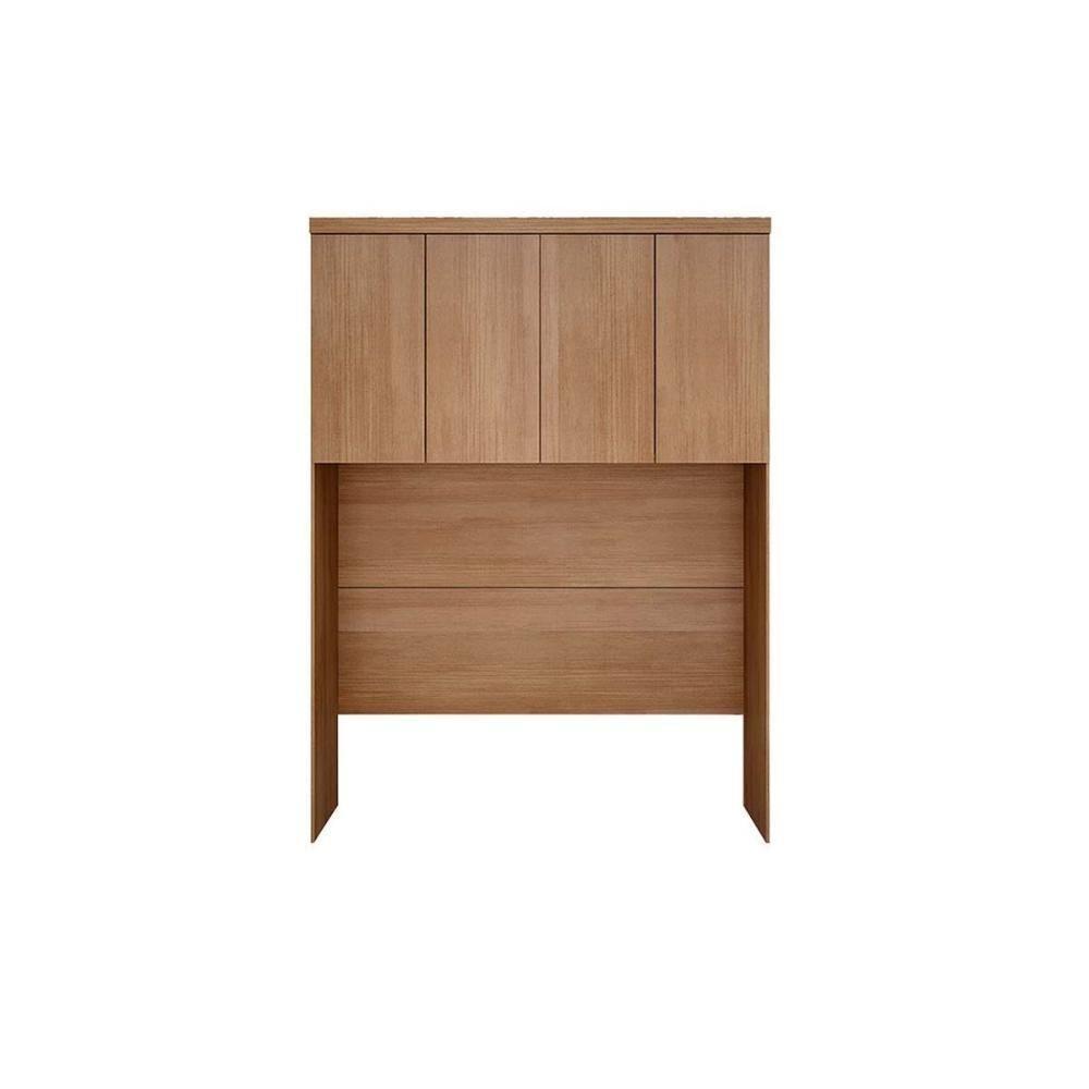 Modulado de Quarto Armário Ponte Aéreo CasalQueen 167cm Rizon/Linea c/ 4 Portas Cumaru - Novo Horizonte - 1