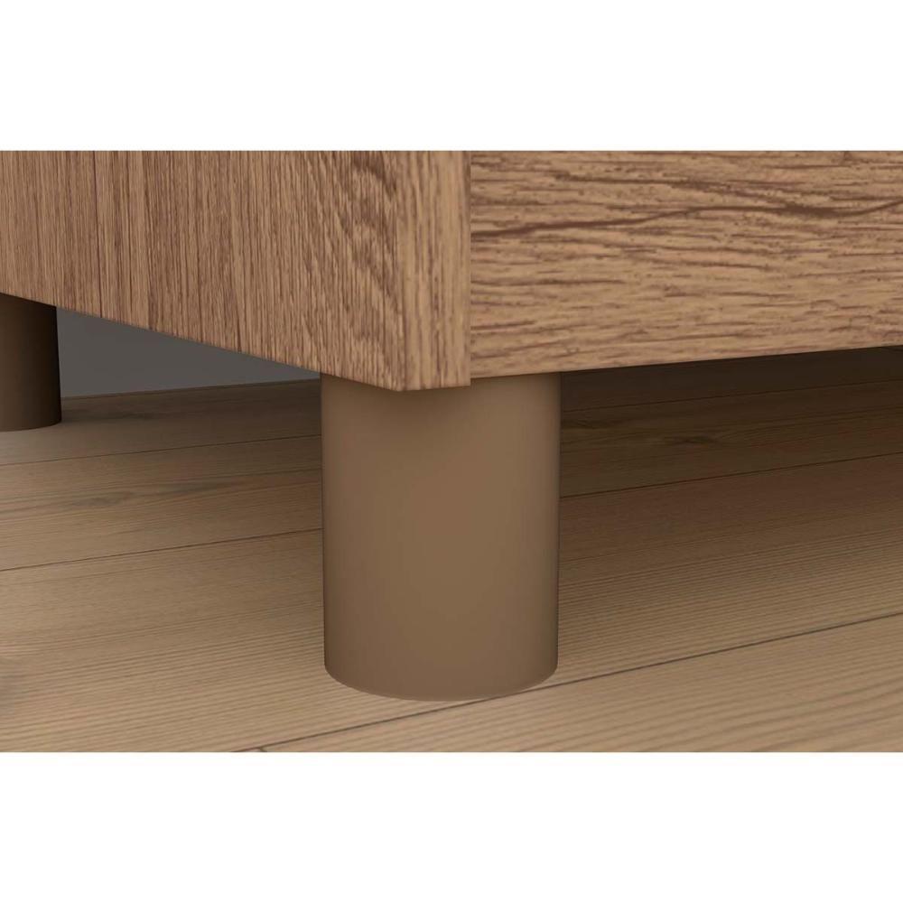 Multiuso Quarto Kit Pés de Madeira 08 Unidades Rústico - Henn - 2