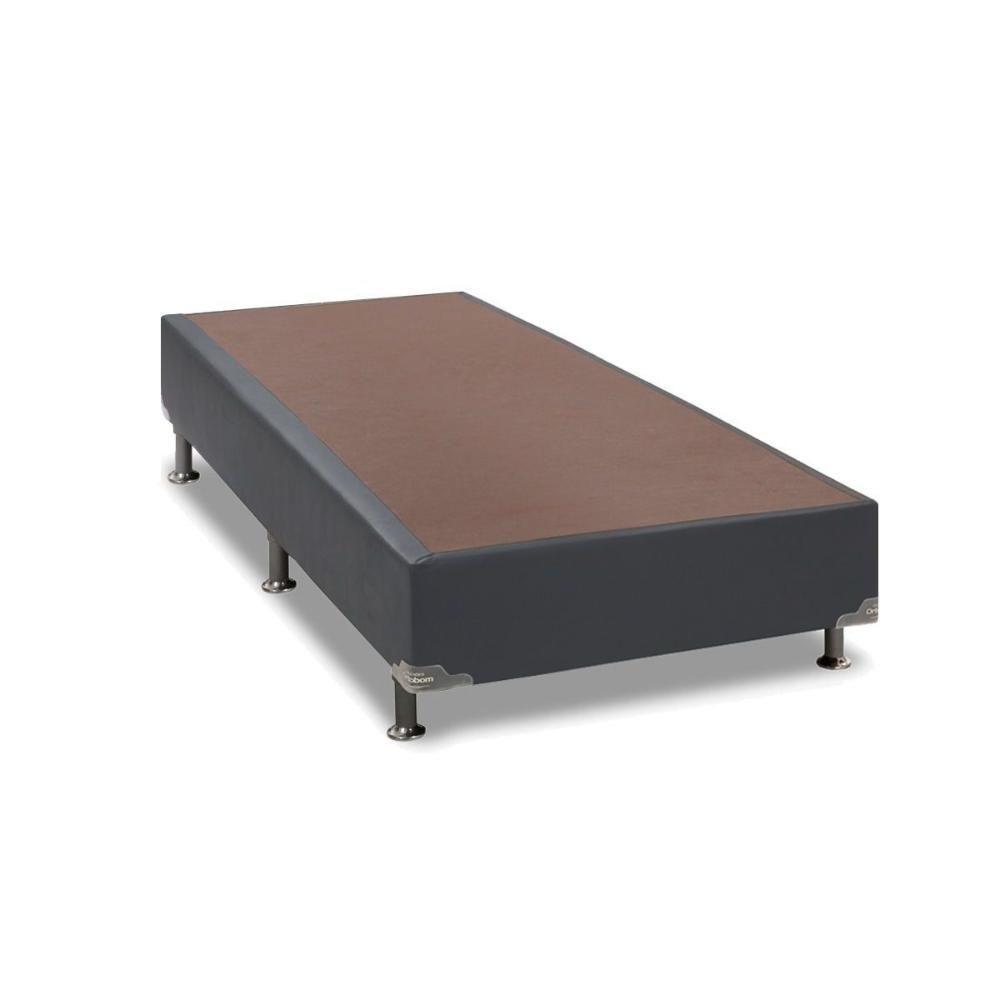 Cama Box Base Solteiro Universal Courano Gray (0,69x1,88x0,30) - Ortobom - 1