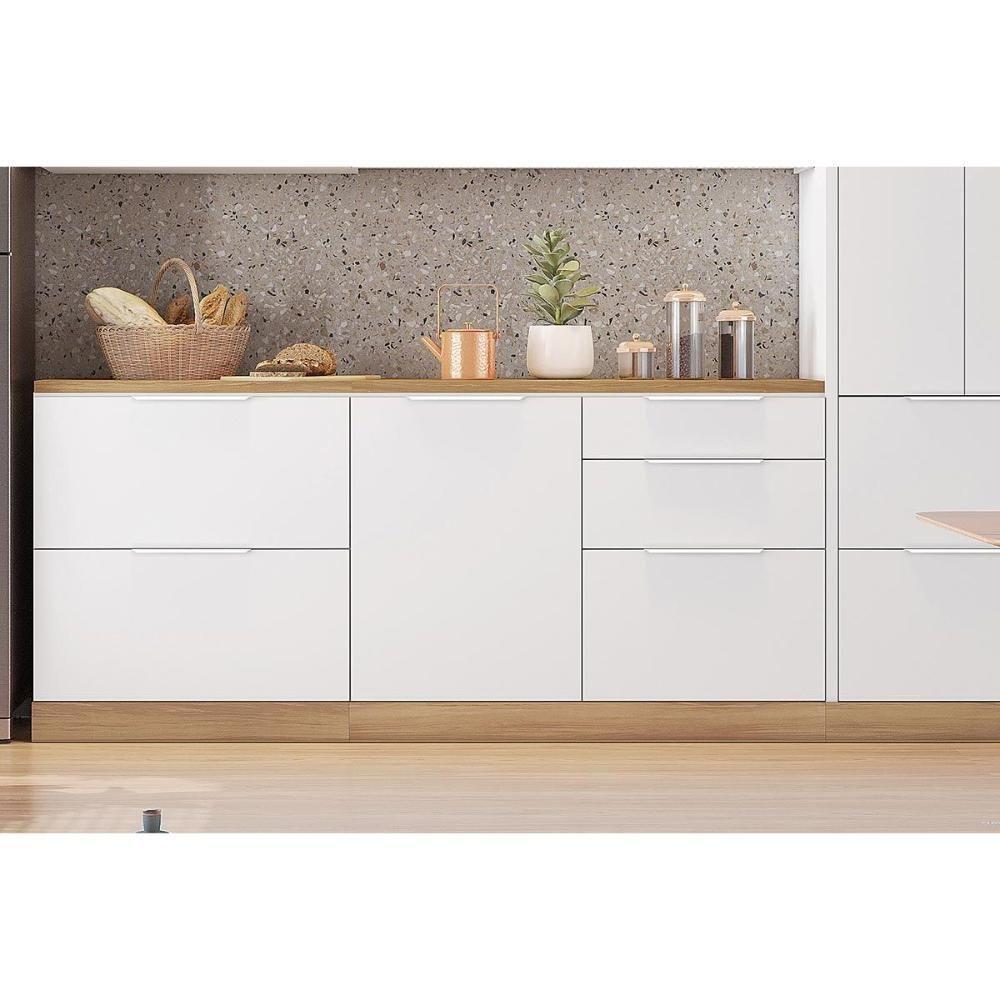 Multiuso de Cozinha Kit de Rodapé Multilinha 40x47x10cm Nature - Nesher - 2