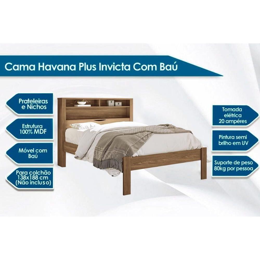 Cama Solteiro Invicta Jatoba - Santos Andirá - 6