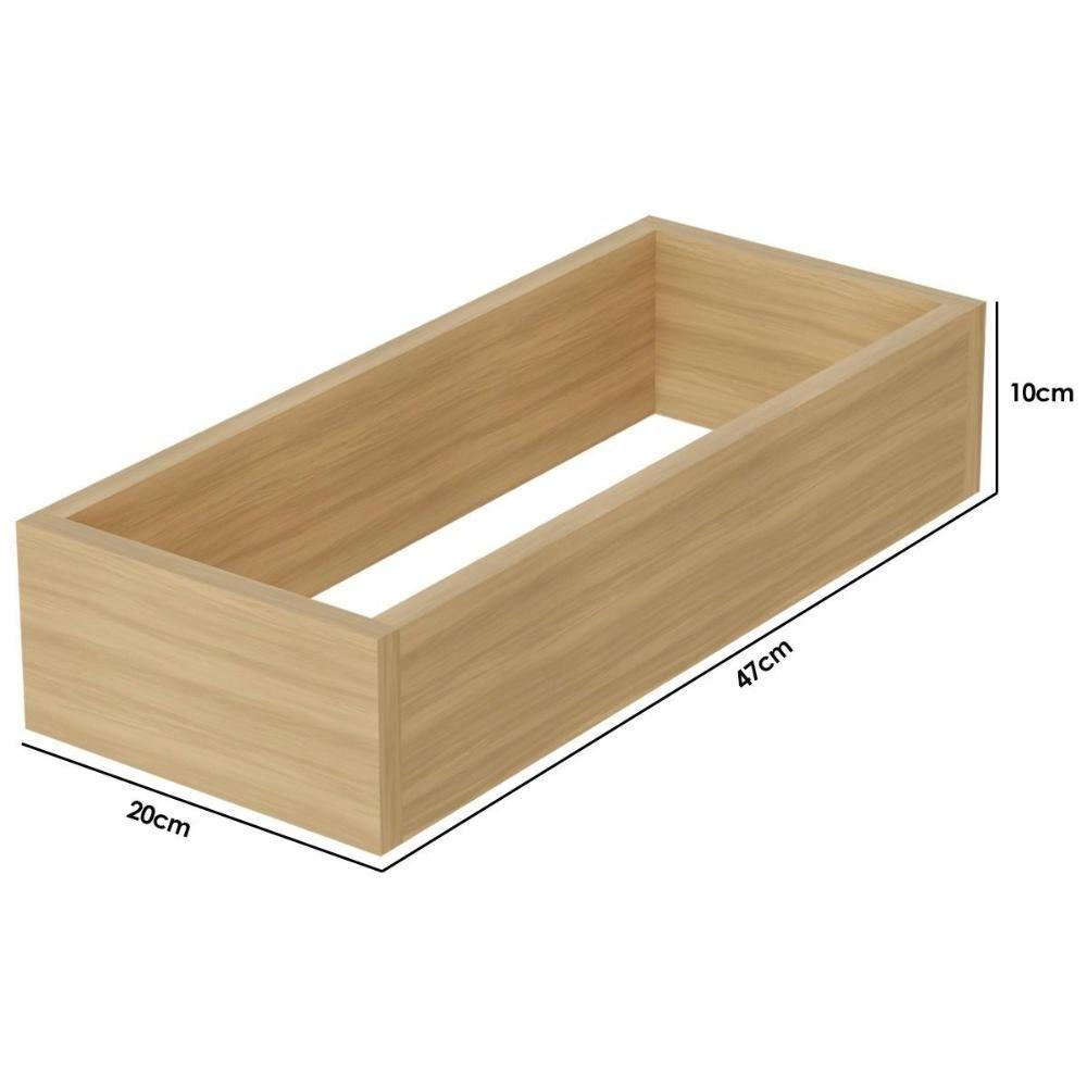 Multiuso de Cozinha Kit de Rodapé Multilinha 20x47x10cm Nature - Nesher - 4