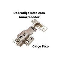 Multiuso Quarto Kit Dobradiça de Cozinha Baixa 35mm c/ 4 un O973-64 Prata - Henn - 3