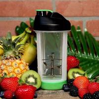 Mini Liquidificador Copo Misturador Portatil Manual Mixer Shake Coqueteleira Squeeze Suco De Fruta Suplementos Academia - 5