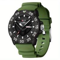 Relógio à Prova D\'água Clássico E Elegante Com Calendário Duplo E Luz Noturna Verde - 1