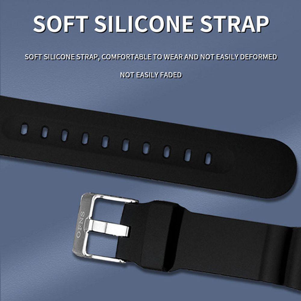 Relógio à Prova D\'água Clássico E Elegante Com Calendário Duplo E Luz Noturna Preto - 4