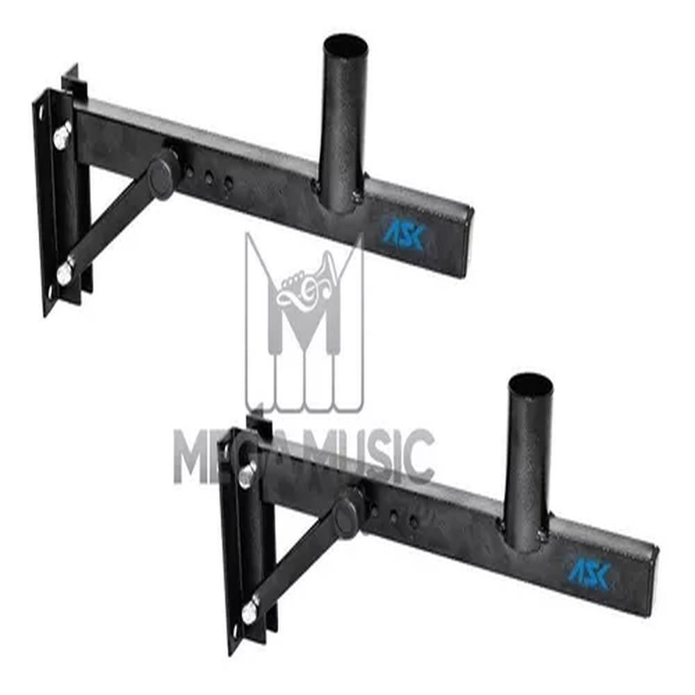 Suporte Parede Para Caixa Acustica Ask Ch4 Com Regulagem... - 1