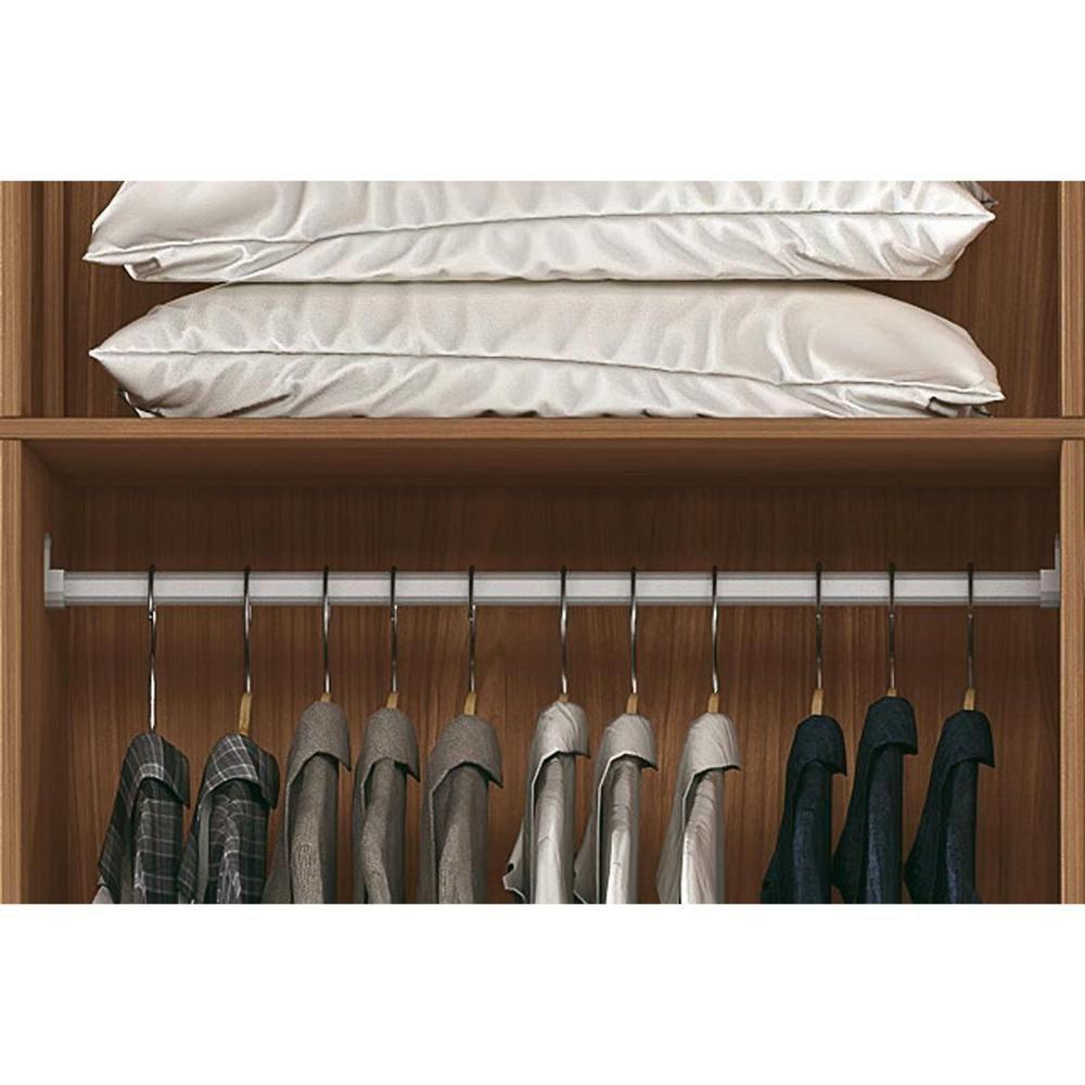 Guarda Roupa Casal 8 Portas e 6 Gavetas 8.6 Master Jatoba/Grafitte - Santos Andirá - 2