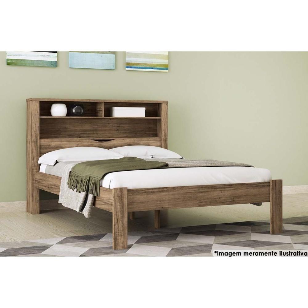 Colchão Casal Anatômico Orthoface Polar (1un) + Cama Invicta Com Baú Jatoba - 3