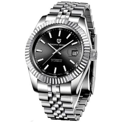 Relógio Masculino Em Aço Inoxidavel Movimento Automatico Mecânico 100m Impermeável