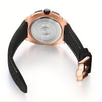 Relógio Esportivo Elegante Multifuncional Luminoso De Silicone Com Design Resistente Dourado - 3