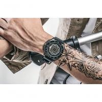 Relógio Esportivo Elegante Multifuncional Luminoso De Silicone Com Design Resistente Preto - 2