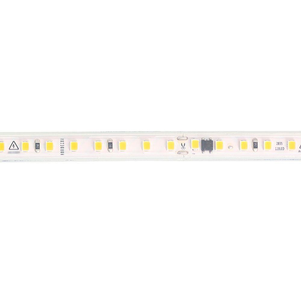 Fita De Led Nordecor Com 100 Metros Ip65 120leds-m 10w 127v 2700k Luz Amarela - 4