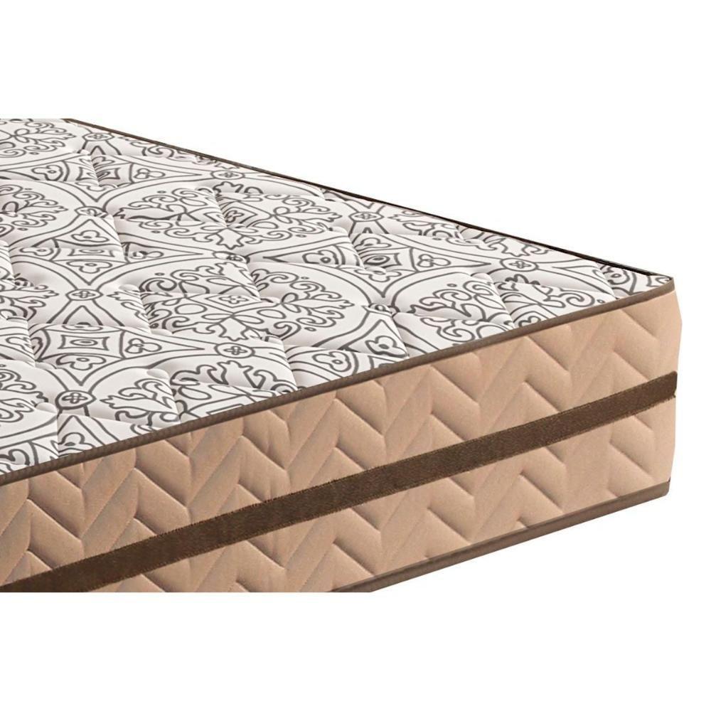 Conjunto Box Baú Solteiro: Colchão Espuma Paropas Molas Ensacadas Basic + Base CRC Suede Clean (88x188) - 4