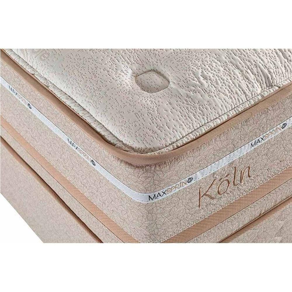 Conjunto Box Queen: Colchão Molas Herval Maxspring Koln + Base CRC Suede Clean (158x198) - 7