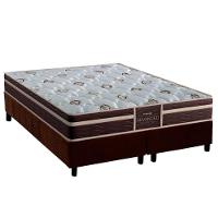 Conjunto Box King: Colchão Anatômico Probel Colchão D33 / Firmepedic ProDormir Advanced Tech1500 Plus Brown + Base CRC Suede Brown(193x203) - 1