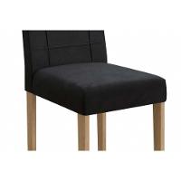 Sala de Jantar Completa Graviola Tampo Madeirado c/ Vidro 80x120cm e 4 Cadeiras 2CAD150 Nogueira/Off White/Vidro Off White - Eucalipto - Kappesberg