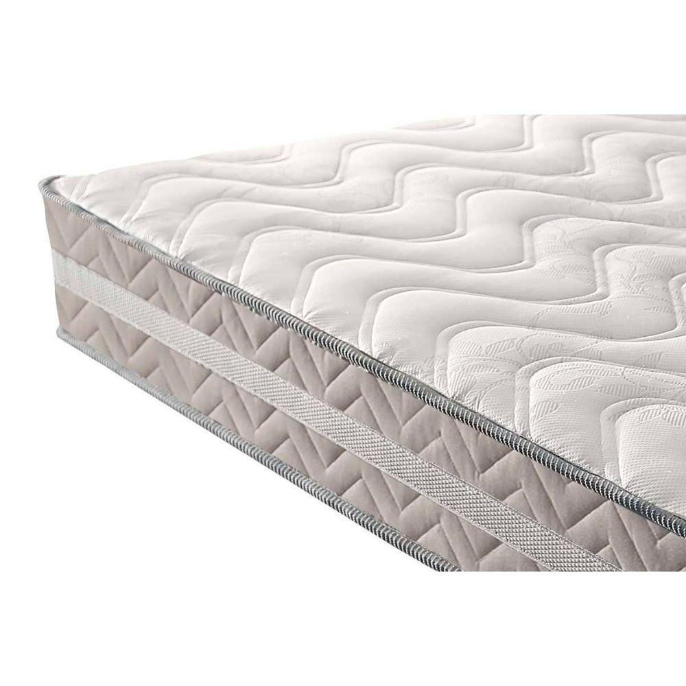 Conjunto Box Baú Solteiro: Colchão Espuma Paropas D28 / Master AG80 Prata Double Face 17 + Base CRC Courano White (88x188) - 4