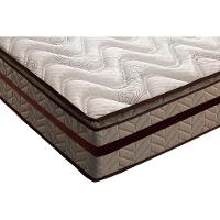 Conjunto Box Baú Queen: Colchão Espuma Paropas D28 / Anatômico Orthomedic Gold Plus Rústico Clean + Base CRC Suede Clean (158x198) - 6