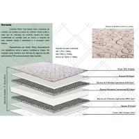 Conjunto Box Viúva: Colchão Anatômico Herval Compact AG 65 / Durabilli Bordado Double Side + Base CRC Suede Brown (128x188) - 3