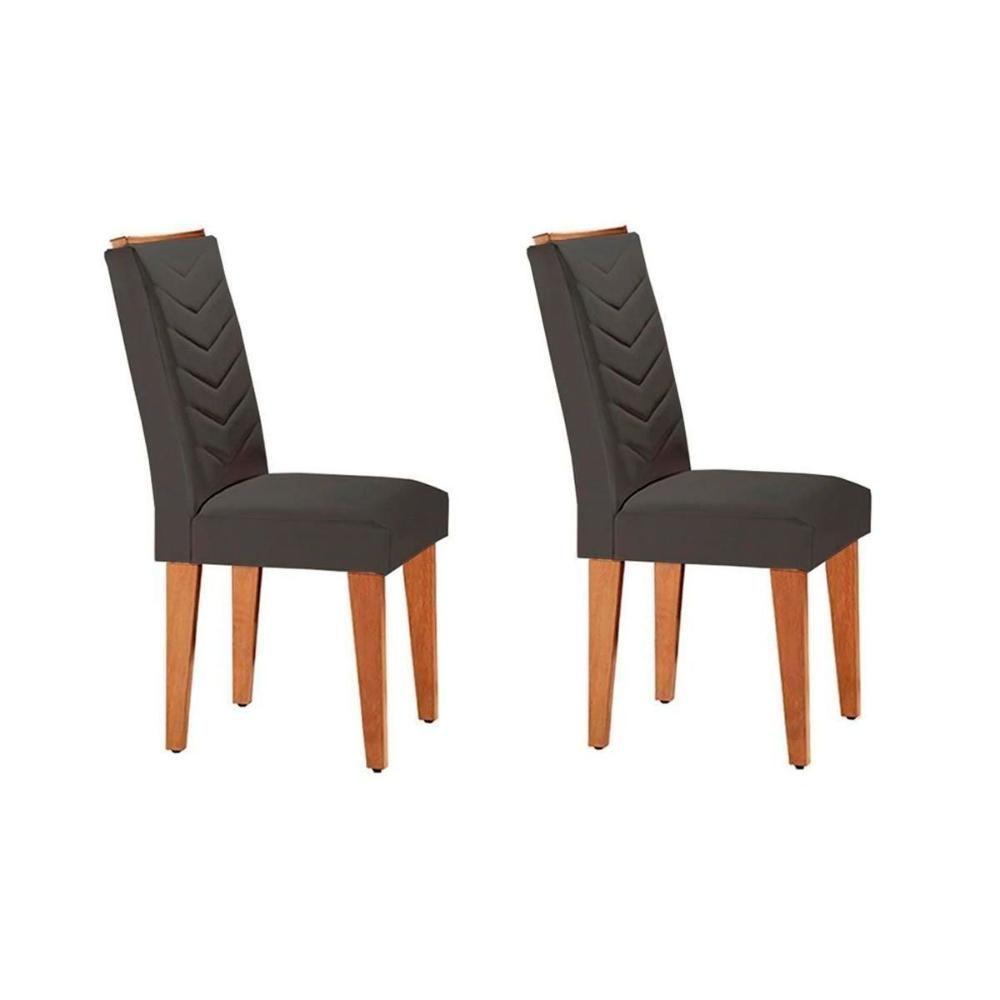 Sala de Jantar Completa Berlim c/ Tampo Madeirado Vidro Canto Curvo 120x80cm e 4 Cadeiras Londrina Imbuia/Off White - Suede Capuccino - Rufato - 7