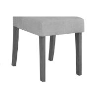 Sala de Jantar Completa Itália Tampo Madeirado c/ Vidro Curvo 136x136cm e 8 Cadeiras Julia Freijo/Off White - Suede Kraft - DJ Móveis - 7