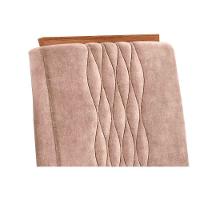 Sala de Jantar Completa Canes Tampo Madeirado c/ Vidro Curvo 170x90cm e 6 Cadeiras Zoe Freijo/Off White - Suede Kraft - DJ Móveis - 8