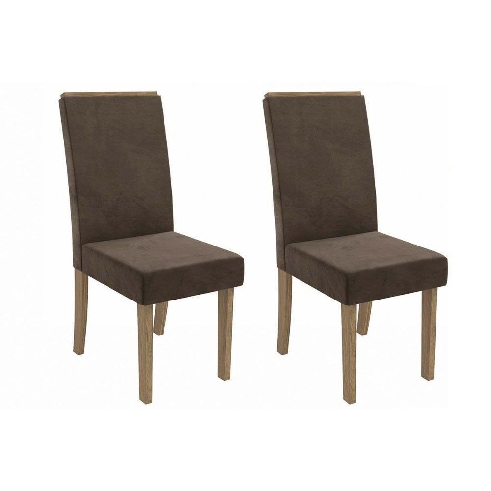 Sala de Jantar Completa Lótus Tampo Madeirado c/ Vidro 105x105cm e 4 Cadeiras 2CAD142 Nogueira/Off White/Vidro Off White - Veludo Ma - Kappesberg - 7