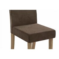 Sala de Jantar Completa Lótus Tampo Madeirado c/ Vidro 105x105cm e 4 Cadeiras 2CAD142 Nogueira/Off White/Vidro Off White - Veludo Ma - Kappesberg - 6