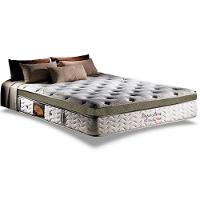 Colchão Queen Espuma Viscoelástico Visco Molas Ensacadas MasterPocket Imperatore Eco Bamboo Euro Pillow (158x198x34) - Herval - 1