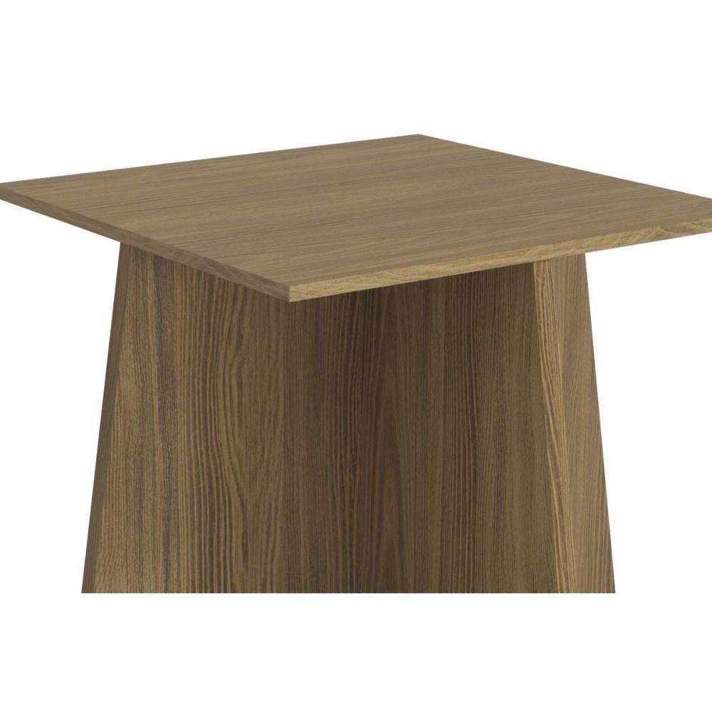 Sala de Jantar Completa Lótus Tampo Madeirado c/ Vidro 105x135cm e 4 Cadeiras 2CAD153 Nogueira/Off White/Vidro Off White - Eucalipto - Kappesberg - 7