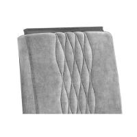 Sala de Jantar Completa Celeste Tampo Madeirado c/ Vidro Curvo 120x90cm e 4 Cadeiras Lia Cedro/Off White - Suede Kraft - DJ Móveis - 5