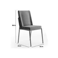 Sala de Jantar Completa Ariel Menor 1602 Tampo Madeirado c/ Vidro 120x80cm e 4 Cadeiras Hug Rose/Off White - Rose/Areia - Caramelo - Carraro - 2