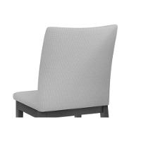 Sala de Jantar Completa Canes Tampo Madeirado c/ Vidro Curvo 170x90cm e 6 Cadeiras Vitória Cedro/Off White - Ipe/Linho Neve - DJ Móveis - 7