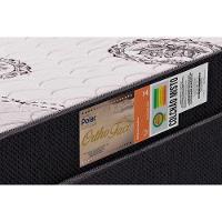 Cama Box Baú Solteiro: Colchão Anatômico Polar D28 Orthoface Black + Base CRC Suede Black (88x188) - 5
