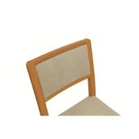 Sala de Jantar Completa Mira Tampo Madeirado c/ Vidro 90x160cm e 6 Cadeiras Alice Carvalho/Off White/Vidro Off White - Linho Beg - Kappesberg - 5