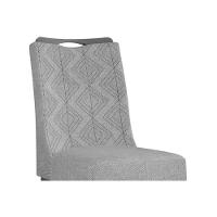 Sala de Jantar Completa Canes Tampo Madeirado c/ Vidro Curvo 200x100cm e 8 Cadeiras Stela Freijo/Off White - Ipe/Linho Neve - DJ Móveis - 10