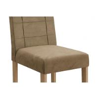 Sala de Jantar Completa Graviola Tampo Madeirado c/ Vidro 90x160cm e 6 Cadeiras 2CAD150 Freijo/Off White/Vidro Off White - Eucalipto/V - Kappesberg - 3