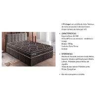 Cama Box Baú Solteiro: Colchão Molas MasterPocket Ensacadas Paropas   Previlege + Base CRC Suede Black(88x188) - 5