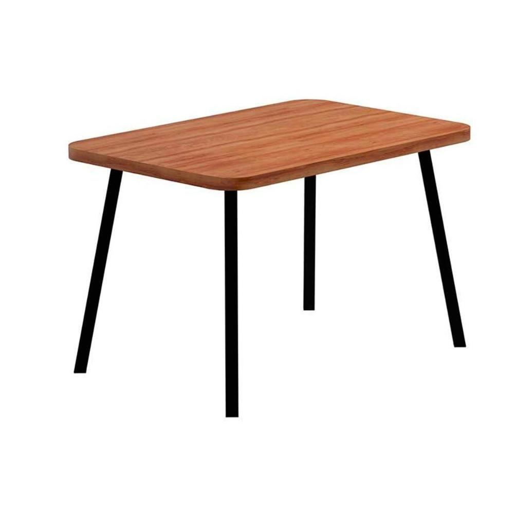 Sala de Jantar Completa Stellar 1598 Aço c/ Tampo Madeirado 120x80cm e 4 Cadeiras Hug Rose/Petra - Rose/Areia -  Caramelo - Carraro - 6